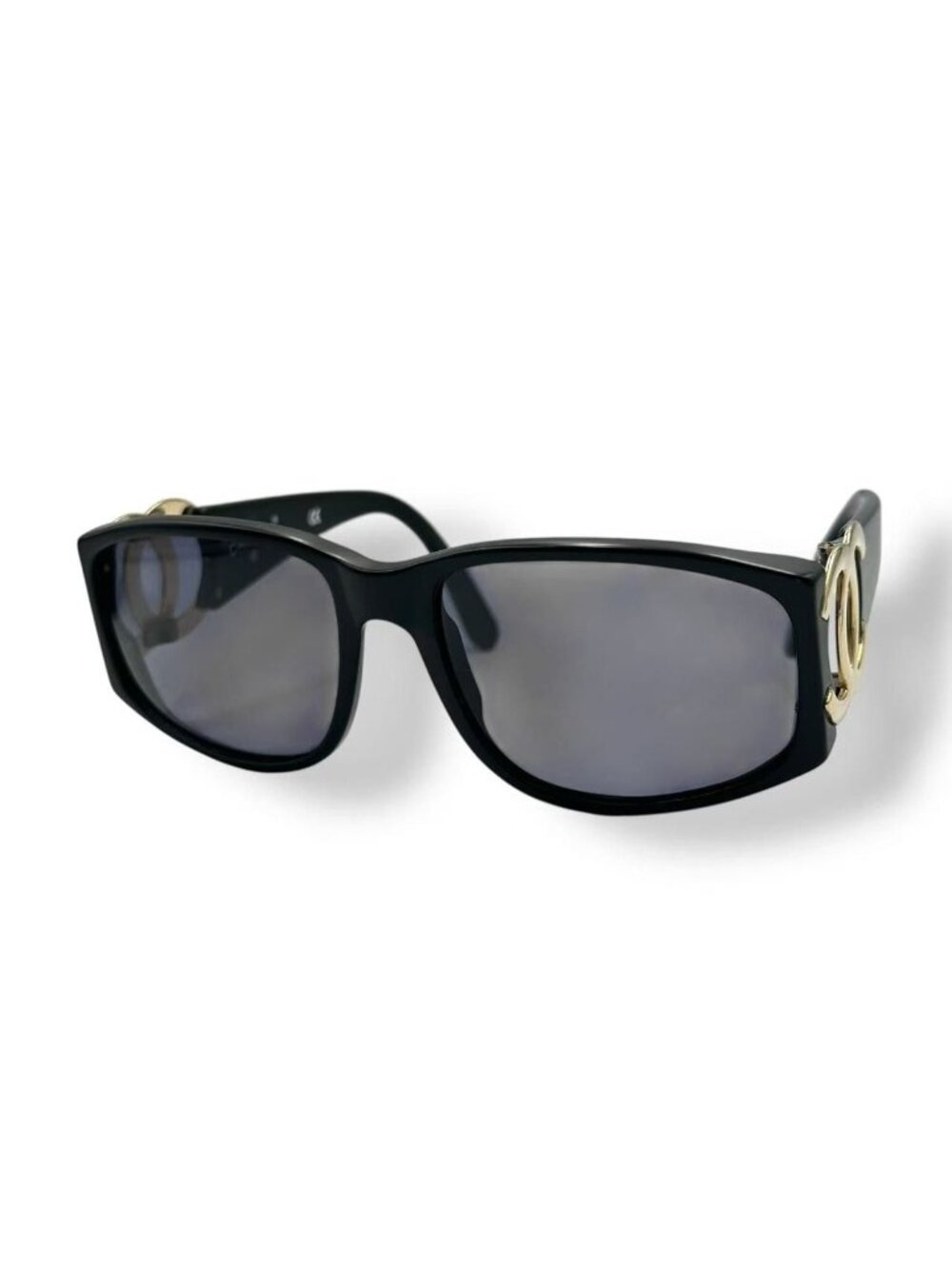 Chanel Sunglasses CC Logo Black Eyewear - Picture 2 of 6